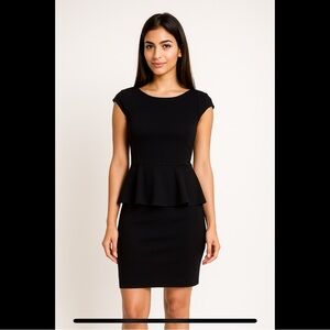 Alice + Olivia Black and Red Detail Garment